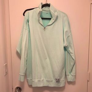 RARE Princess Diana Zip Neck Sloppy Joe sweatshirt